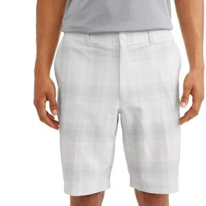 Ben Hogan Men's Performance Plaid Act White‎ Plaid 42 New With Tags